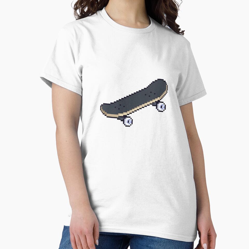 Skate boardpixel design by FrostCore1 T-Shirts, Hoodie, Sweatshirt | BlankRebels.com (Image 2)