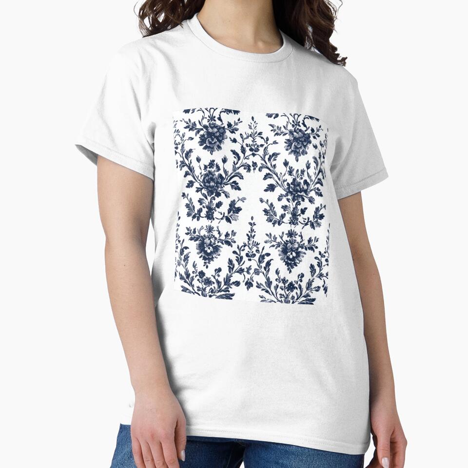 Damask Floral Seamless Pattern by BonaDesignsArt T-Shirts, Hoodie, Sweatshirt | BlankRebels.com (Image 2)