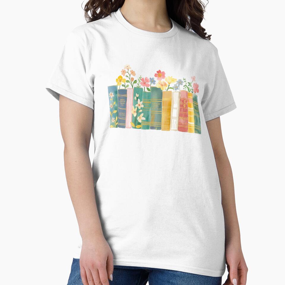 Book Flowers by xiao xuans T-Shirts, Hoodie, Sweatshirt | BlankRebels.com (Image 2)