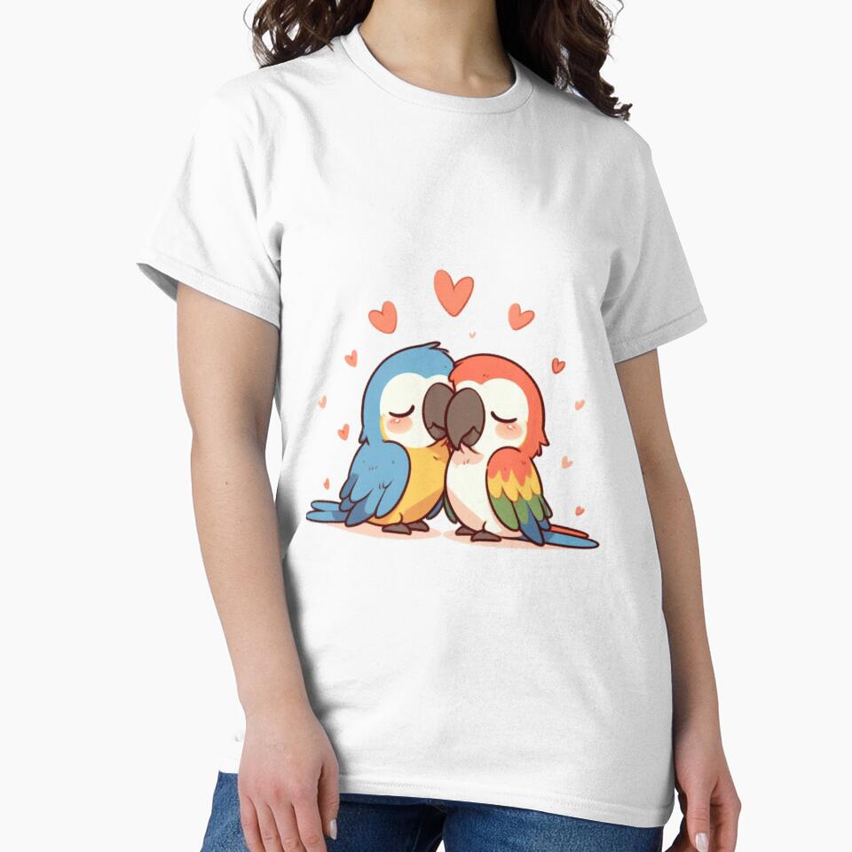 Macaw Couple Valentine's Day by LemuellTrends T-Shirts, Hoodie, Sweatshirt | BlankRebels.com (Image 2)