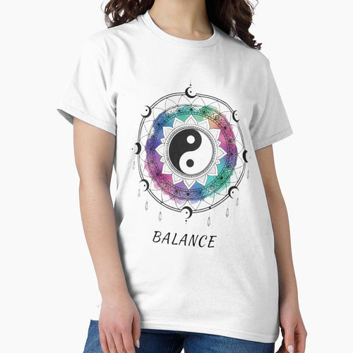 "Eternal Balance: Yin Yang Sacred Mandala" by Blue Bird  Designs T-Shirts, Hoodie, Sweatshirt | BlankRebels.com (Image 2)