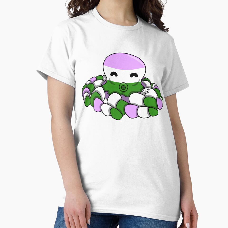 Genderqueer Pride Fidget Octopus by SentABear T-Shirts, Hoodie, Sweatshirt | BlankRebels.com (Image 2)