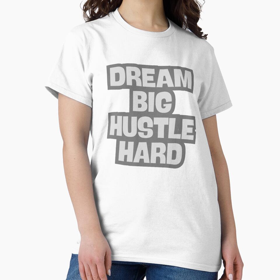 Dream Big Hustle Hard by NicolasGlowArt