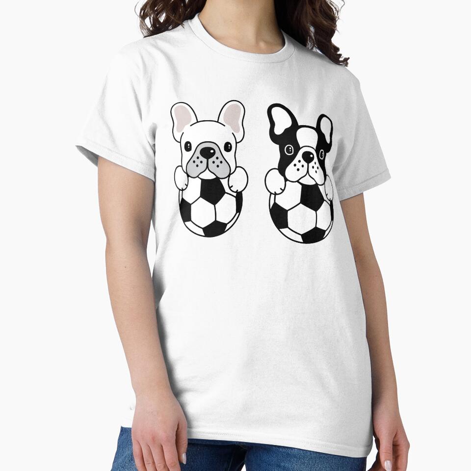 French Bulldog Football Soccer by givemedogs