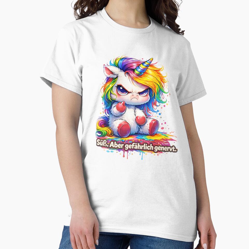 Cute. But dangerously annoyed. by Tinosshop T-Shirts, Hoodie, Sweatshirt | BlankRebels.com (Image 2)