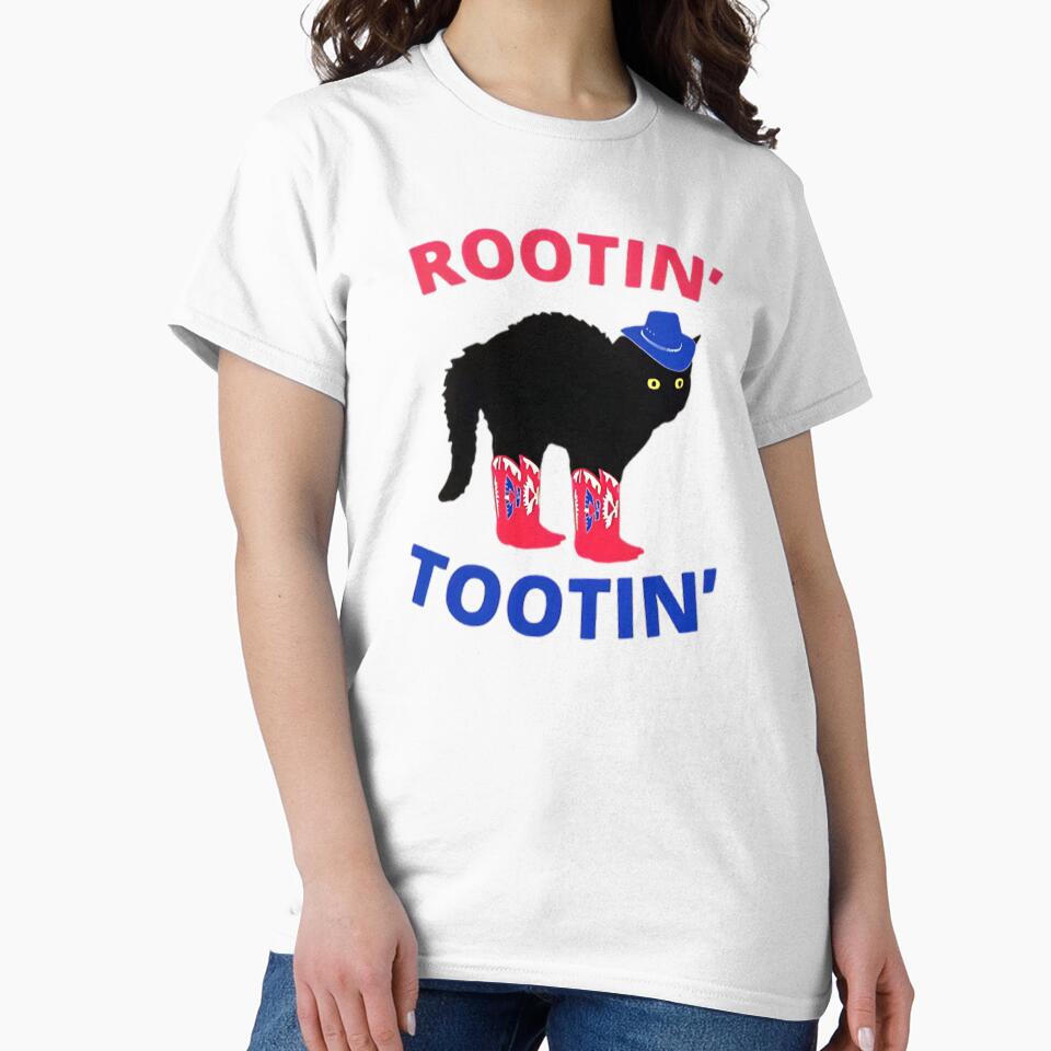Rootin Tootin Cat by howardstudio T-Shirts, Hoodie, Sweatshirt | BlankRebels.com (Image 2)