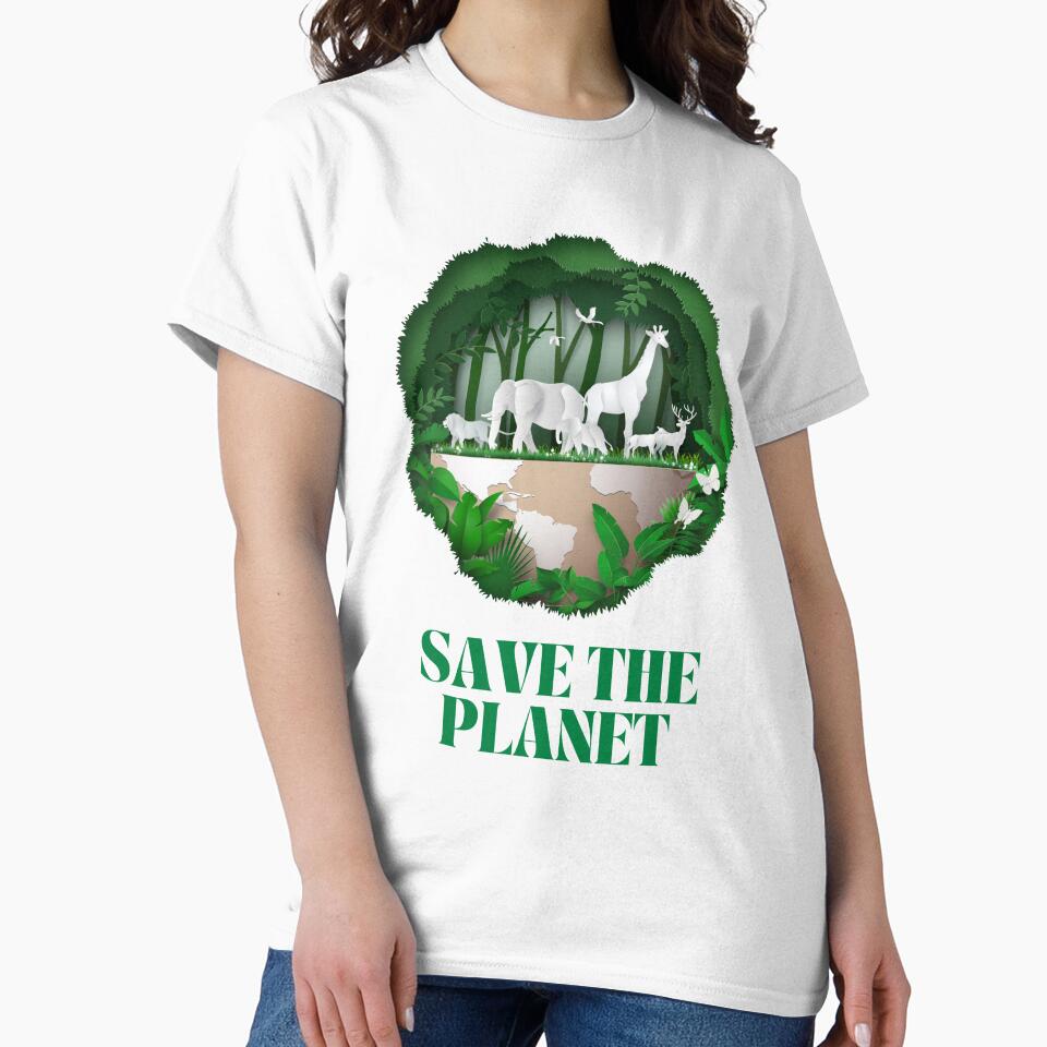 World Wildlife Day Save The Planet Love Nature and Animals by BeeClassyDesign T-Shirts, Hoodie, Sweatshirt (Image 2)