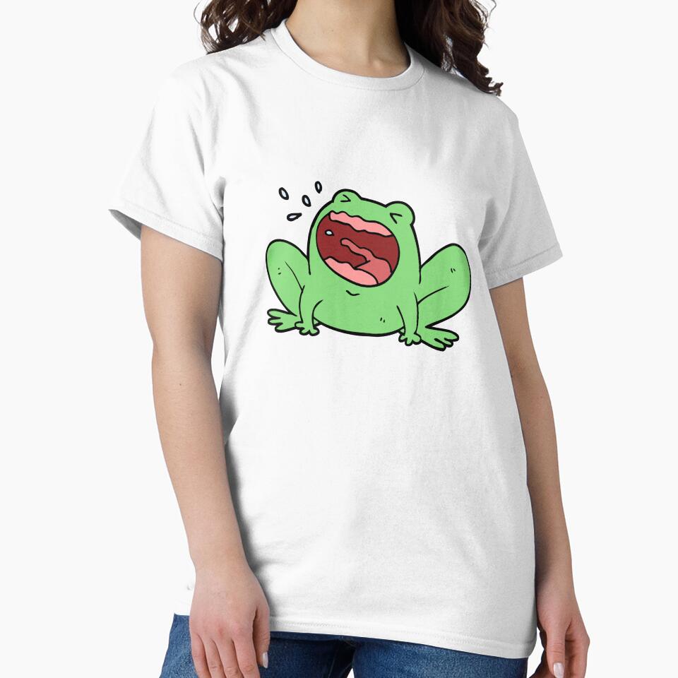 Screaming froggy, little funny screaming frog. by T-Look T-Shirts, Hoodie, Sweatshirt | BlankRebels.com (Image 2)