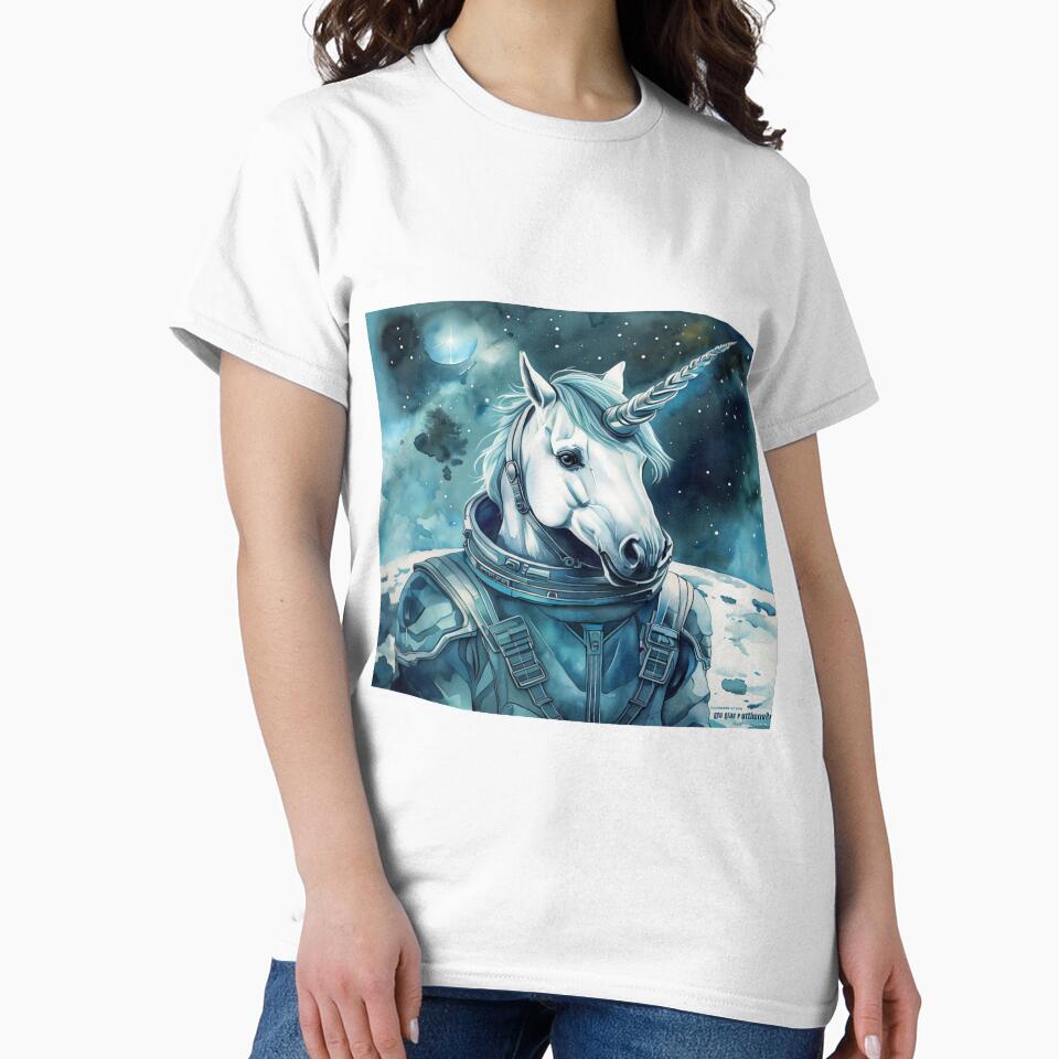 Unicorn Astronaut Exploring Space by Collection de trésors T-Shirts, Hoodie, Sweatshirt | BlankRebels.com (Image 2)