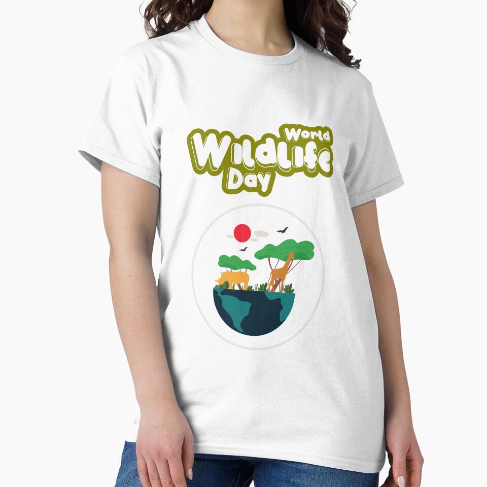 World Wildlife Day || Cartoon by ShopWearInspire T-Shirts, Hoodie, Sweatshirt | BlankRebels.com (Image 2)