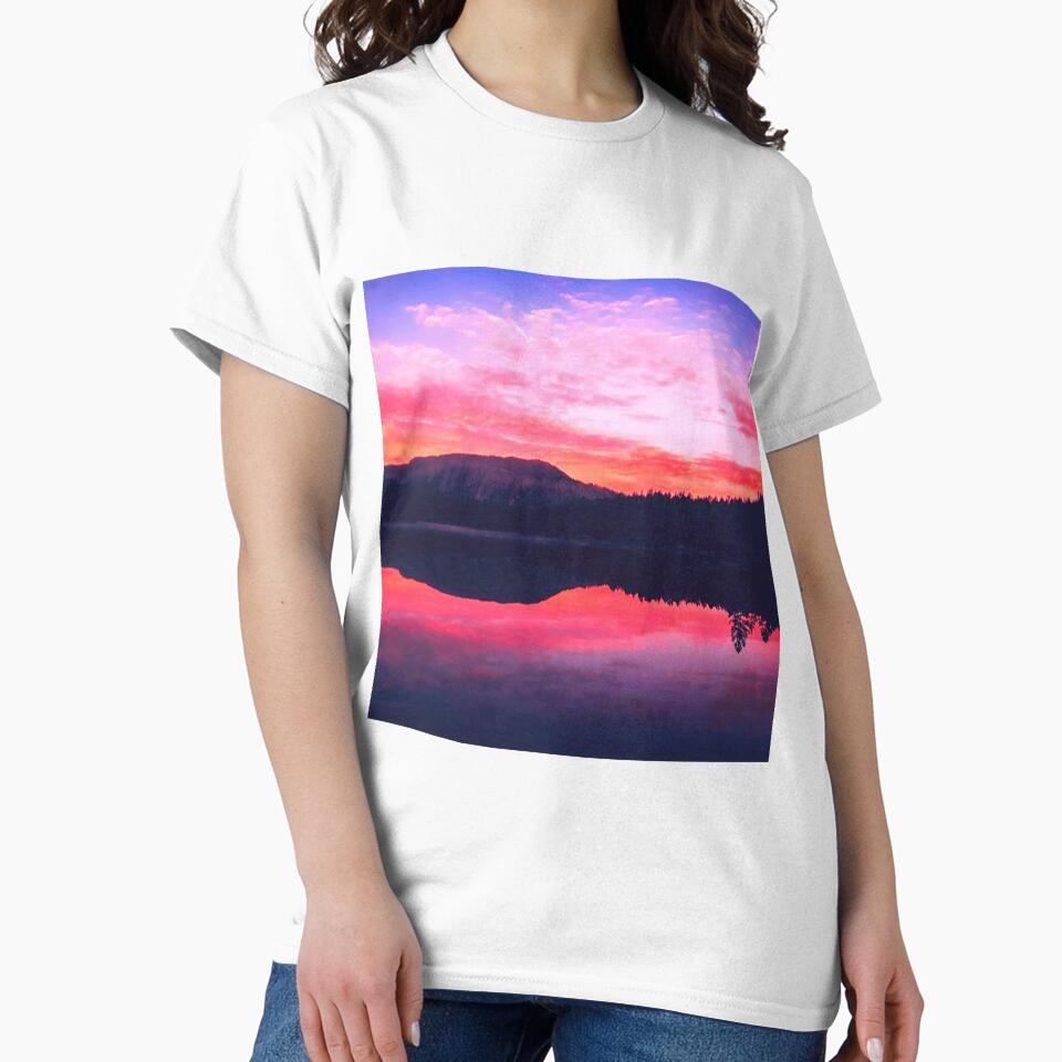 Coastal Landscape, Mountains, Beautiful Sea, Nature Art by Nature-Arts T-Shirts, Hoodie, Sweatshirt (Image 2)