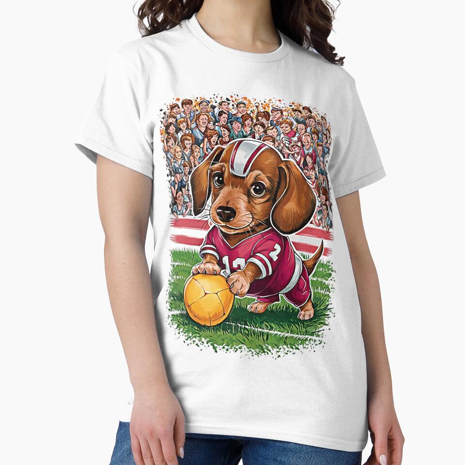 Cute Puppy Football Player by likbatonboot