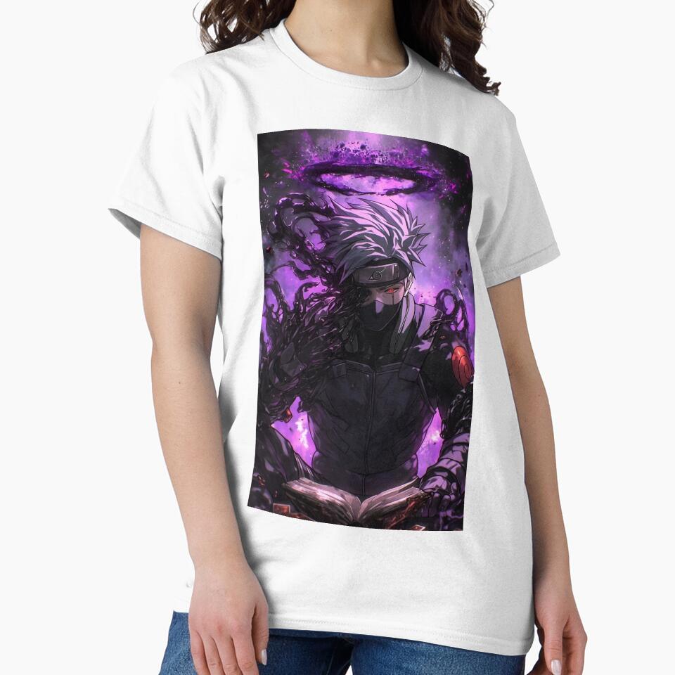 Dark Anime Ninja Mage – Purple Energy Masked Warrior Art by Dyan4 T-Shirts, Hoodie, Sweatshirt | BlankRebels.com (Image 2)