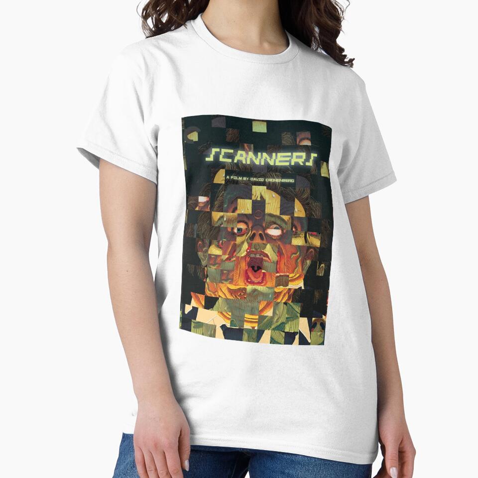 Scanners Halloween Horror movie Poster Art scifi film by ScannersTuyenHo T-Shirts, Hoodie, Sweatshirt (Image 2)