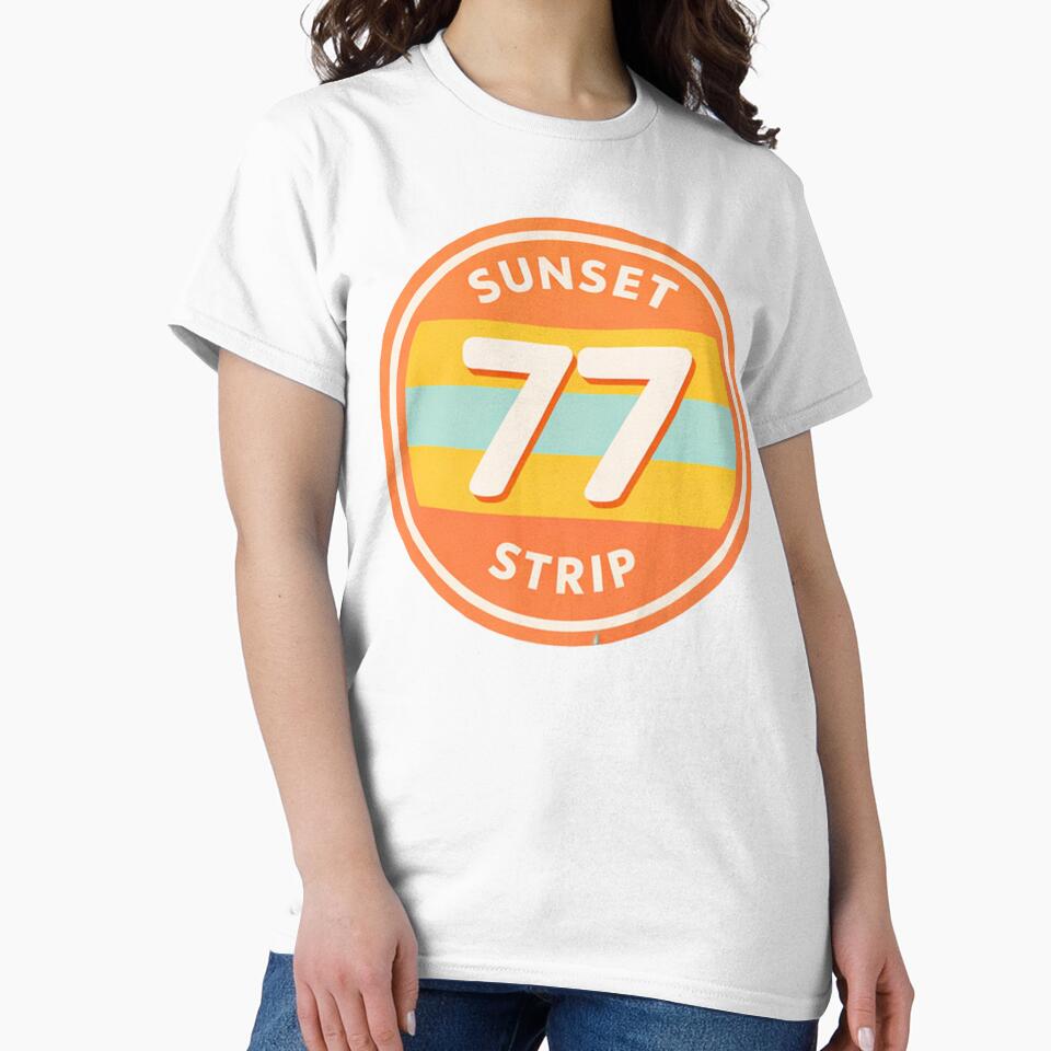 Vintage 77 Sunset Strip – Retro California Sunset by Versengold T-Shirts, Hoodie, Sweatshirt | BlankRebels.com (Image 2)