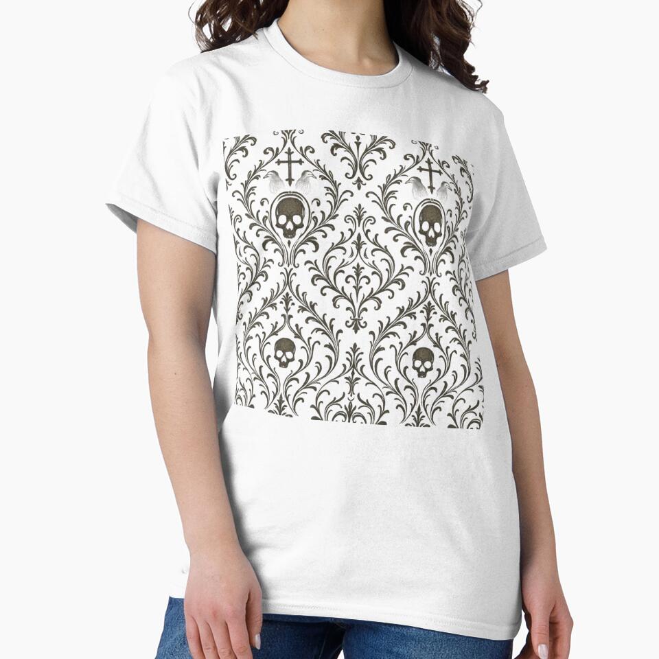 Gothic Skull Design by Planetporridge T-Shirts, Hoodie, Sweatshirt | BlankRebels.com (Image 2)
