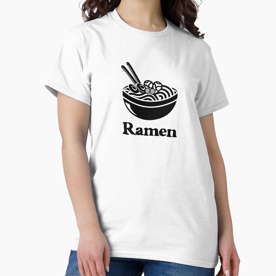 Ramen tee for foodies by godlessmom