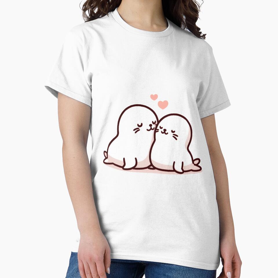 Seal Couple Valentine's Day by LemuellTrends T-Shirts, Hoodie, Sweatshirt | BlankRebels.com (Image 2)