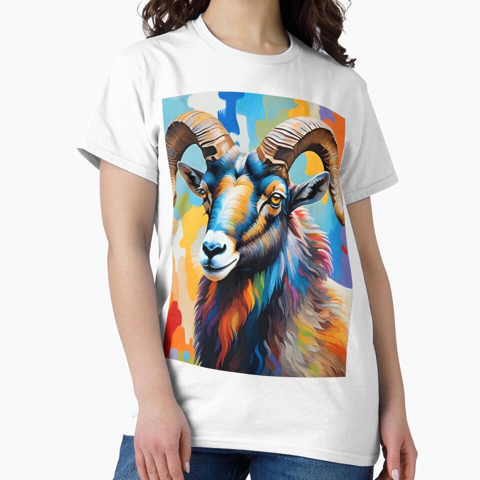 Mountain Goat Art by WildlifeInc T-Shirts, Hoodie, Sweatshirt | BlankRebels.com (Image 2)