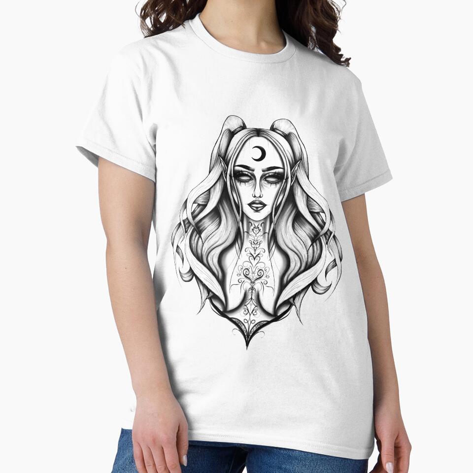 Dark lady by ivsleeps T-Shirts, Hoodie, Sweatshirt | BlankRebels.com (Image 2)