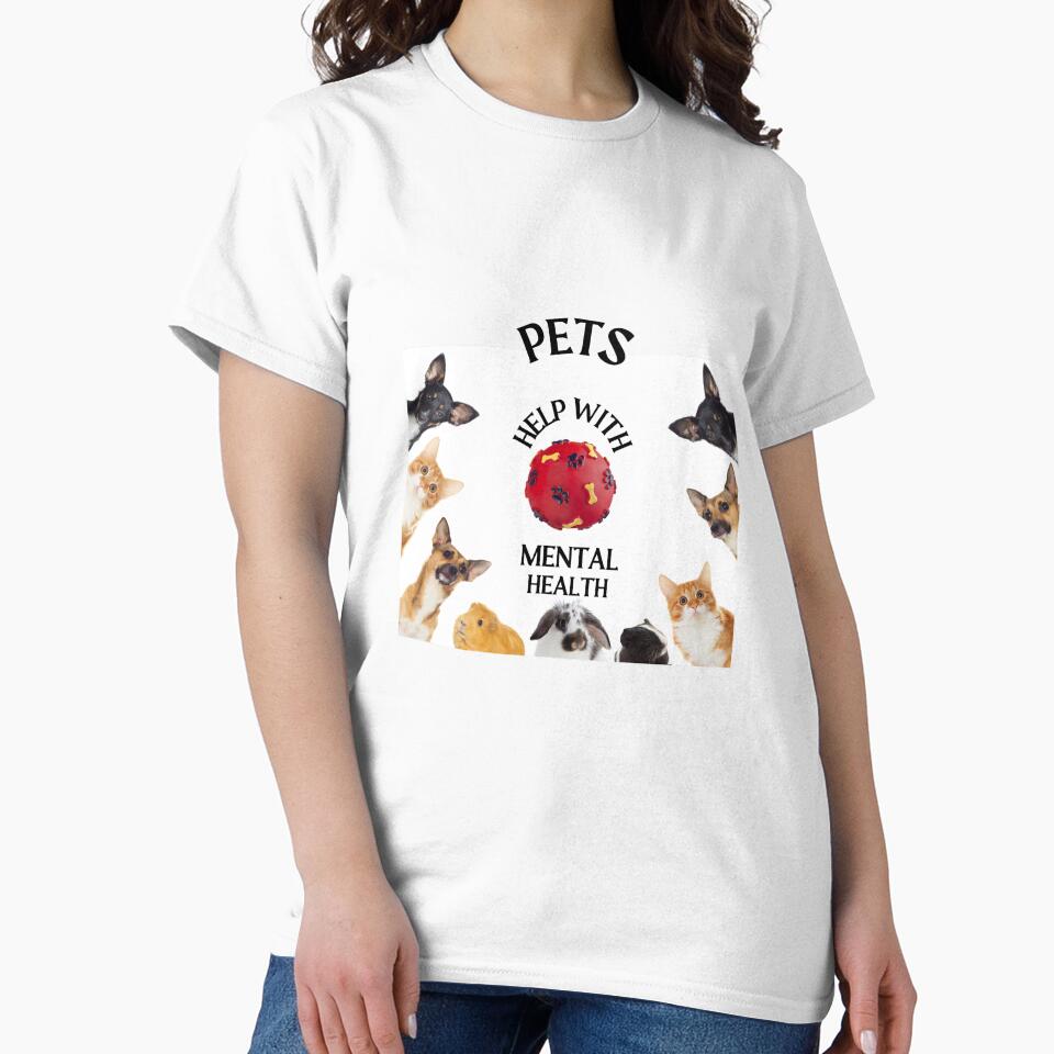 Pets for Mental Health. by MICKSPIKS T-Shirts, Hoodie, Sweatshirt | BlankRebels.com (Image 2)