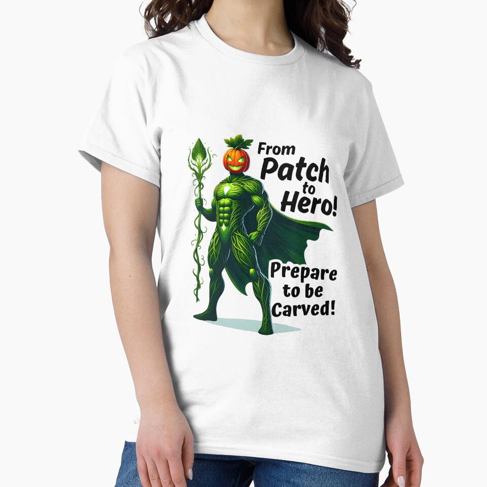 Patch Hero! Pumpkin Knight Rises T-Shirts, Hoodie, Sweatshirt