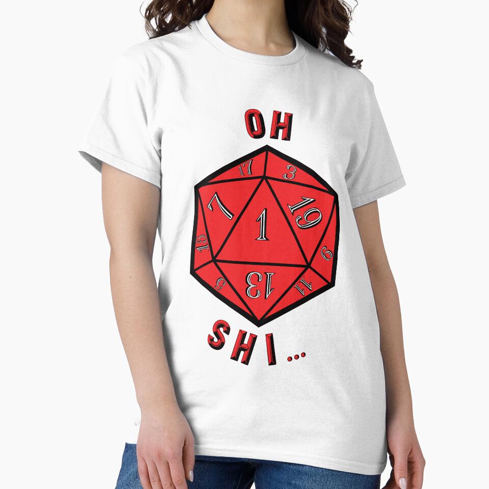 Critical Fail Dungeons and Dragons D20 Dice Red by Geek-Shack T-Shirts, Hoodie, Sweatshirt | BlankRebels.com (Image 2)