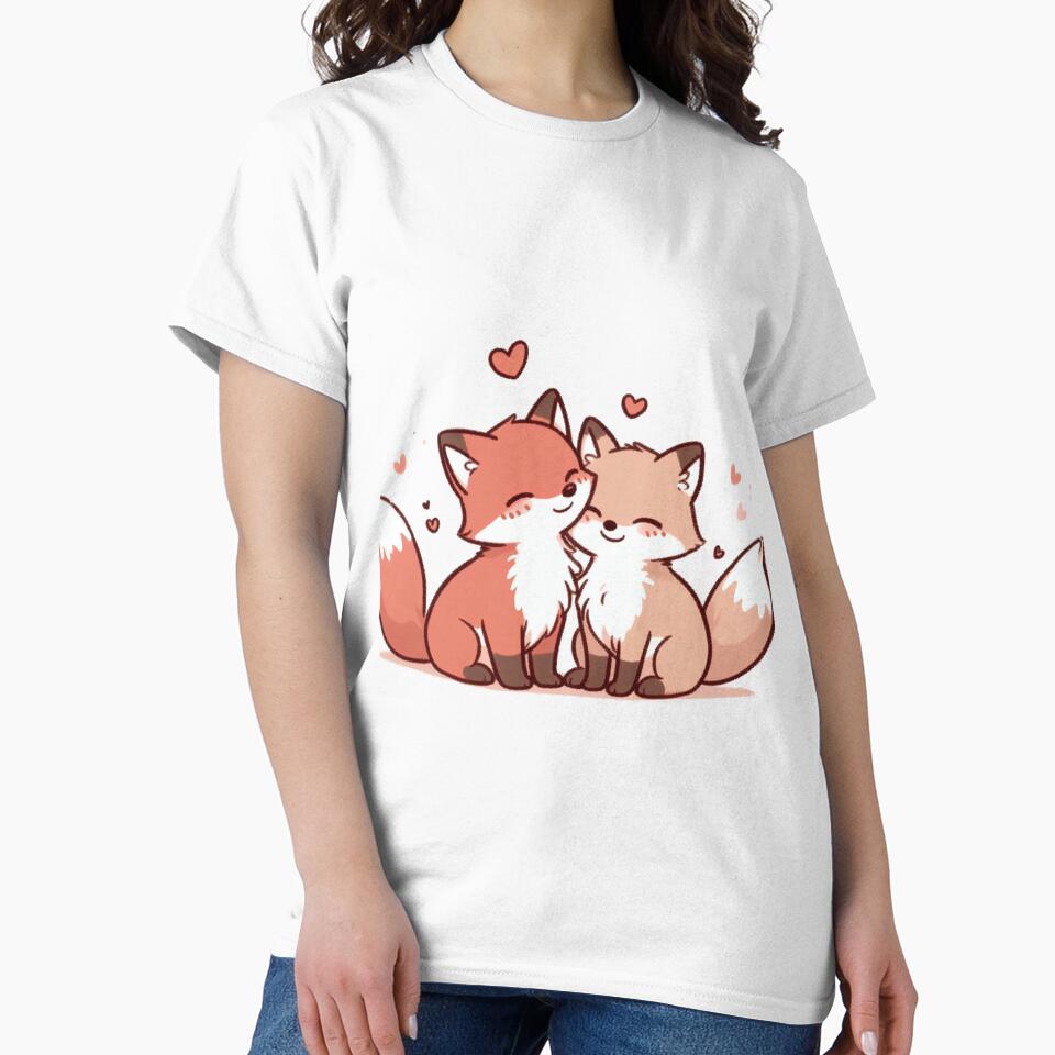 Fox Couple Valentine's Day by LemuellTrends T-Shirts, Hoodie, Sweatshirt | BlankRebels.com (Image 2)