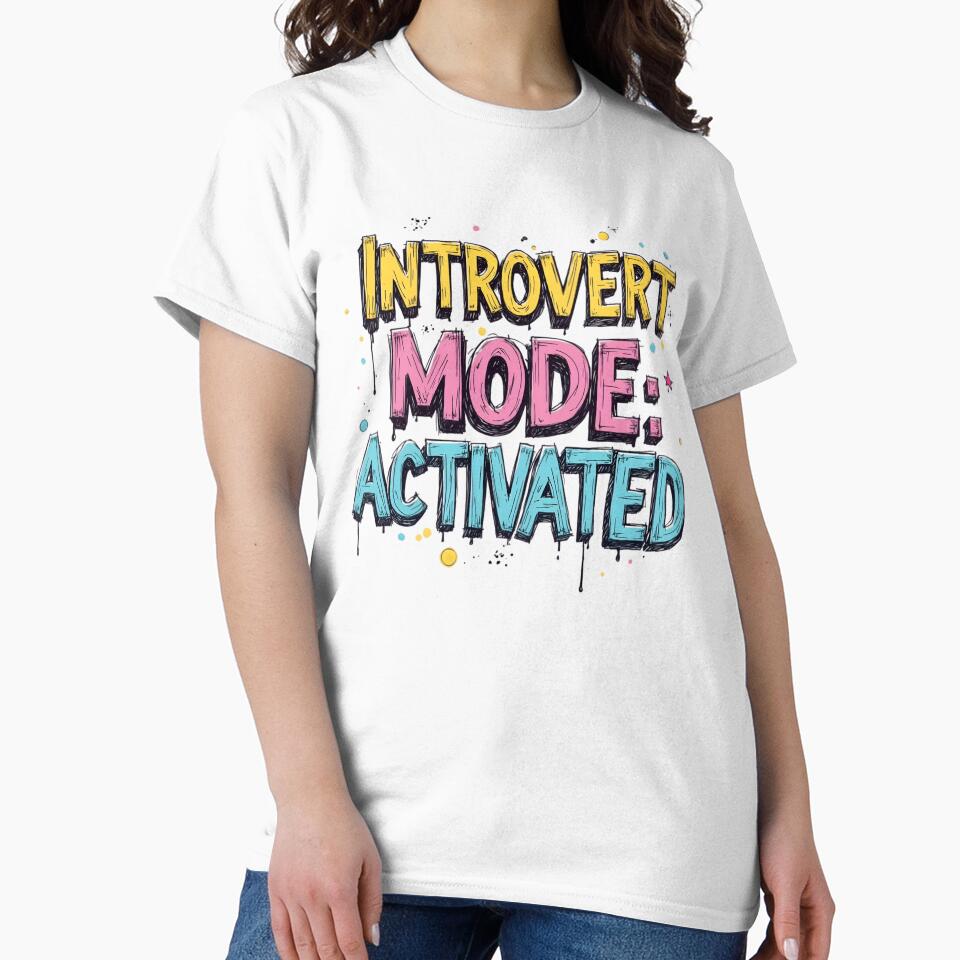 Introvert Mode: Activated | Funny Social Meme by LR Vibe Studio