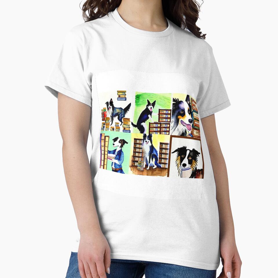 A DOG WHO LOVES THE BOOKS by Megh Trivedi T-Shirts, Hoodie, Sweatshirt | BlankRebels.com (Image 2)