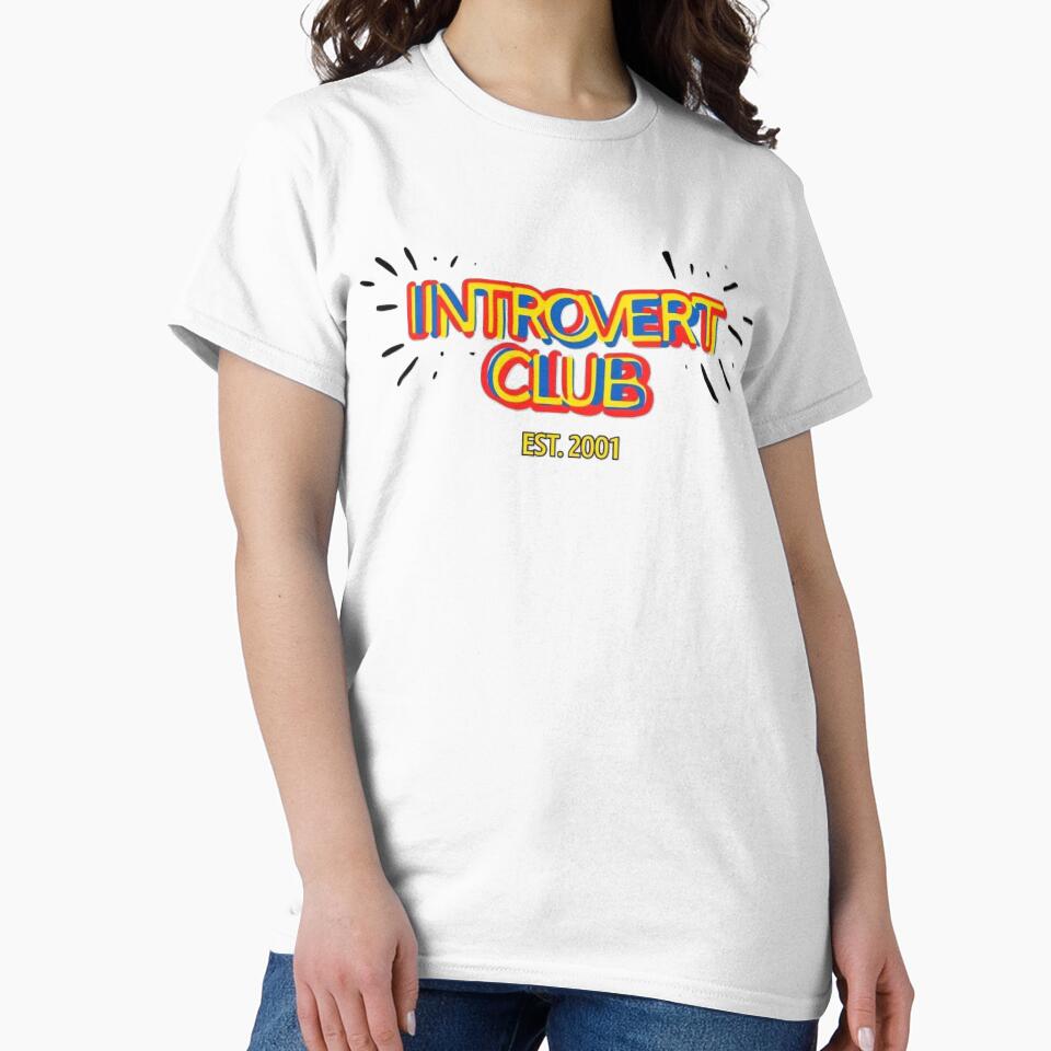 Introvert club by GUNAPRIYAA T-Shirts, Hoodie, Sweatshirt | BlankRebels.com (Image 2)
