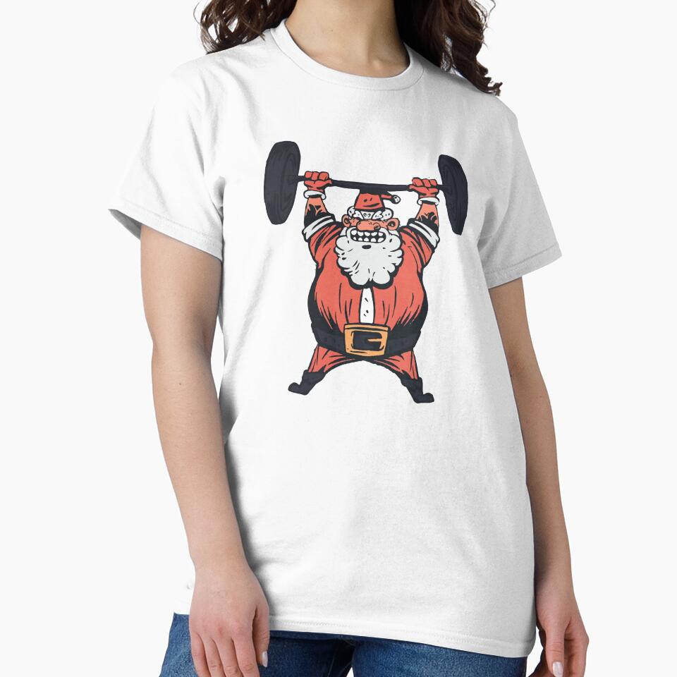 santa gym by zaher97 T-Shirts, Hoodie, Sweatshirt | BlankRebels.com (Image 2)