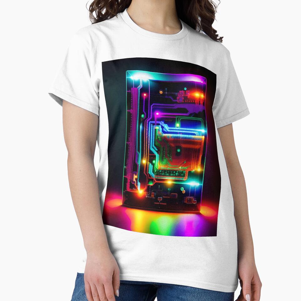 Computer Motherboard Abstract Art by Esterlane T-Shirts, Hoodie, Sweatshirt | BlankRebels.com (Image 2)