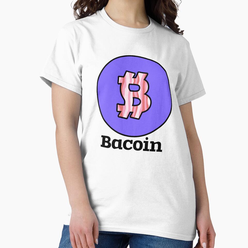 Bacoin crypto cryptocurrency joke digital currency meme coin by Captain-Jackson T-Shirts, Hoodie, Sweatshirt (Image 2)