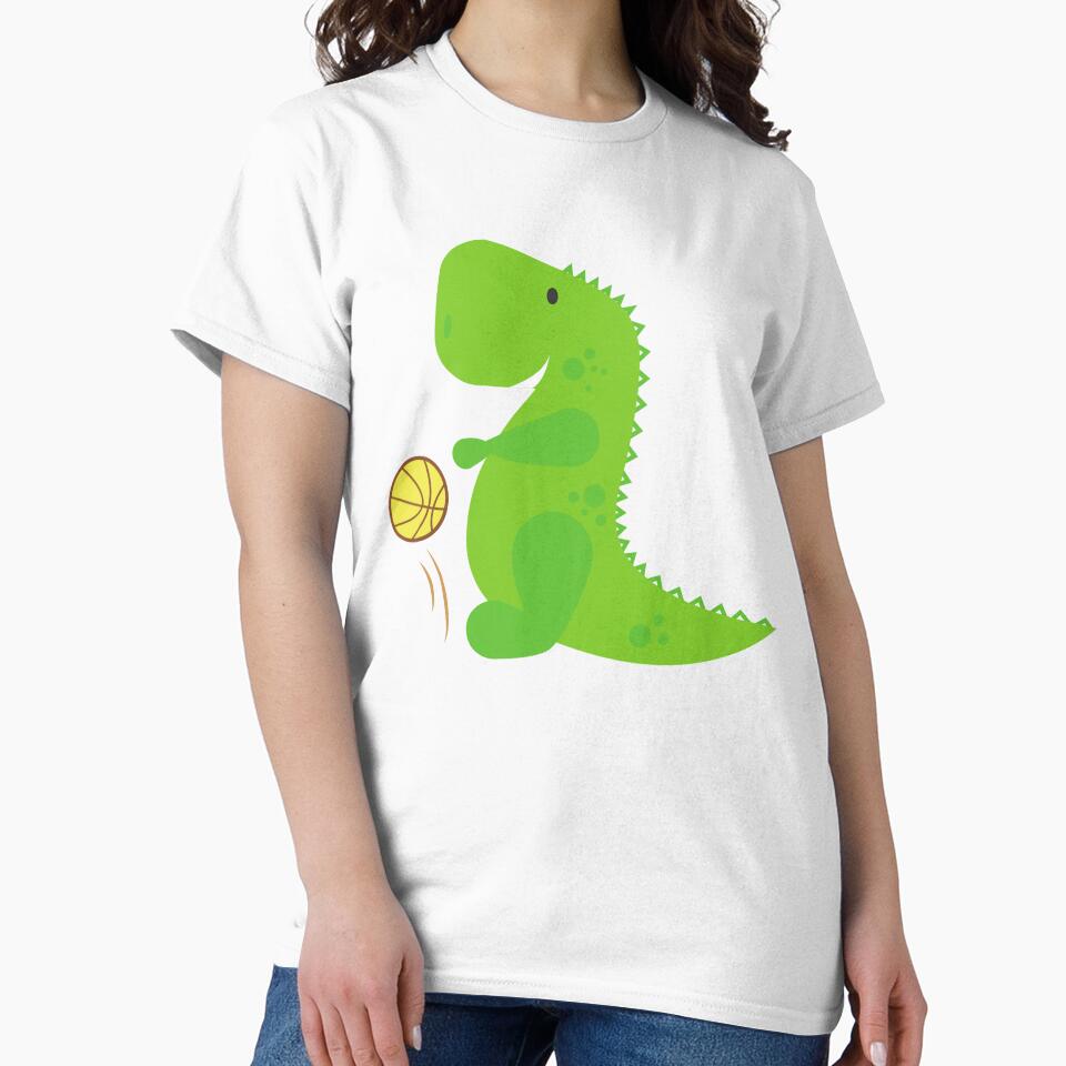 Different Types Of Dinosaurs, No Basket No Life, Dino Stickers. Funny Dinosaur. Dinosaur design, by ColorCreation4u