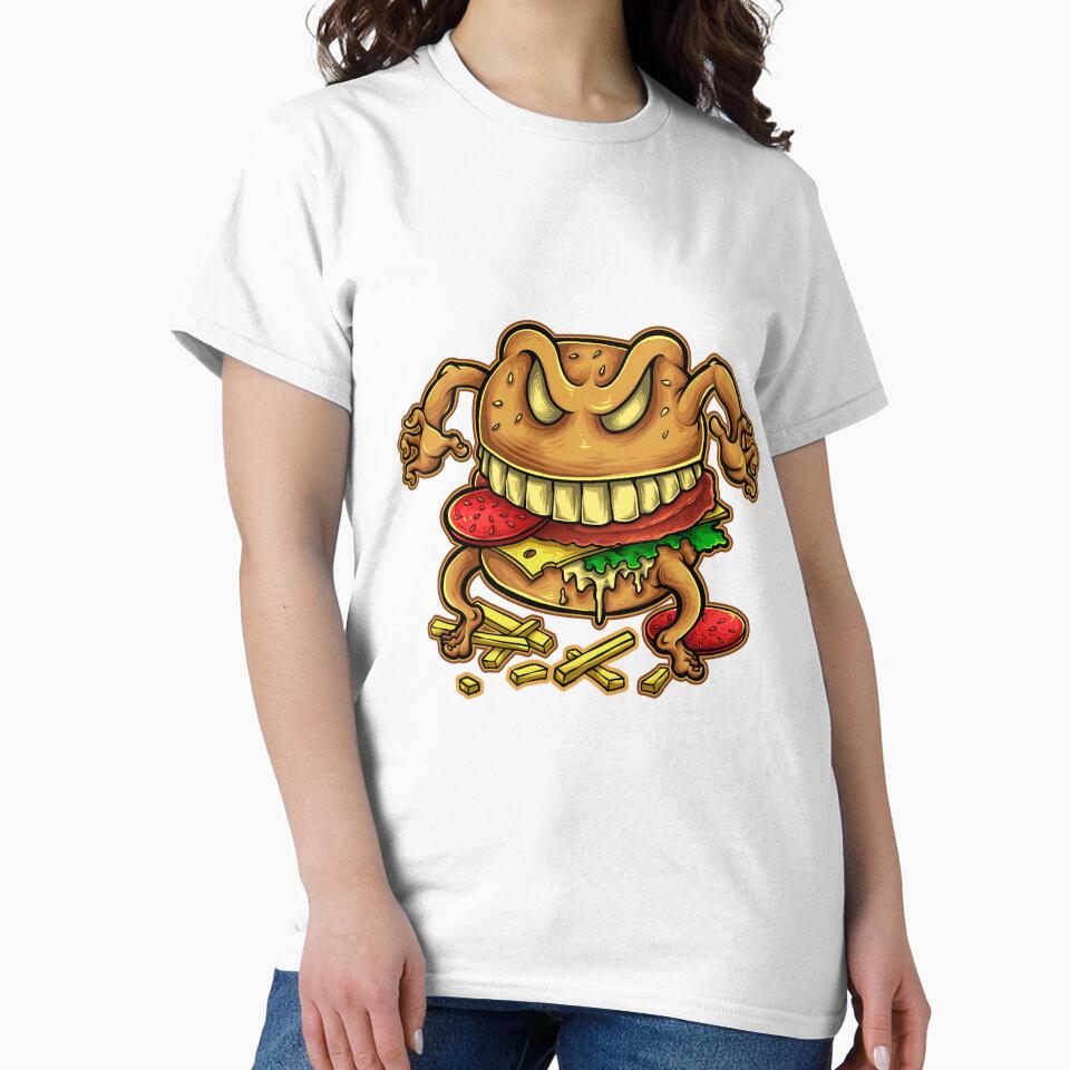 Curse Of The Burger by StickerDonArt T-Shirts, Hoodie, Sweatshirt | BlankRebels.com (Image 2)