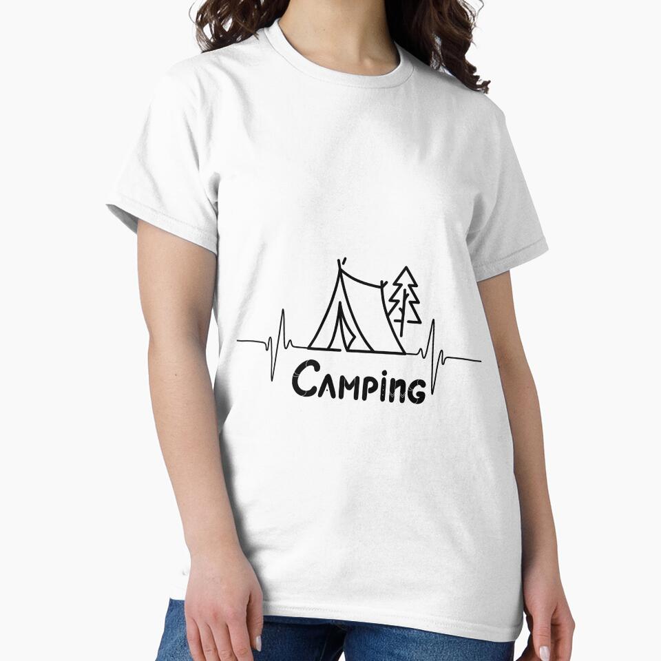[CAMPING] Camping Heartbeat by slicksdesigns T-Shirts, Hoodie, Sweatshirt | BlankRebels.com (Image 2)