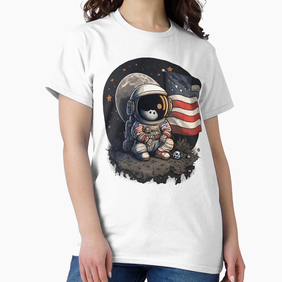Cute Astronaut by Coolea T-Shirts, Hoodie, Sweatshirt | BlankRebels.com (Image 2)