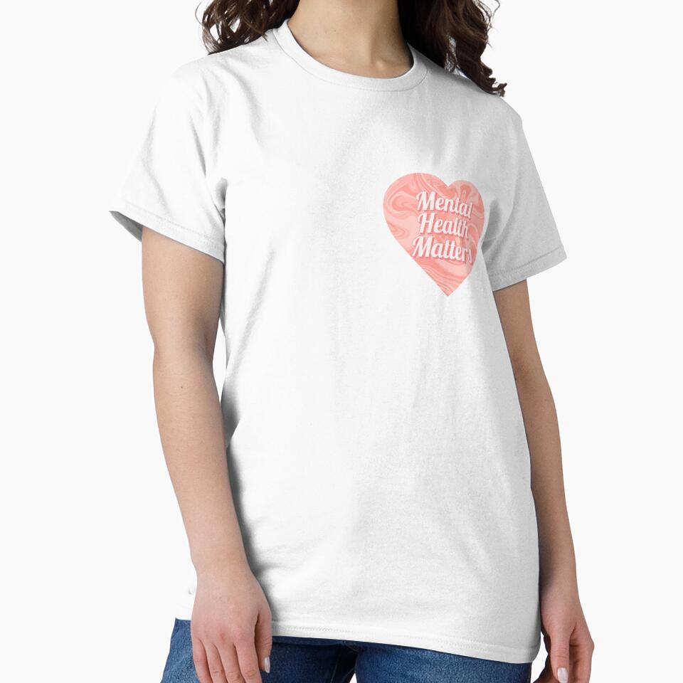Mental Health Matters (Peach Heart) by Rachellord22 T-Shirts, Hoodie, Sweatshirt | BlankRebels.com (Image 2)