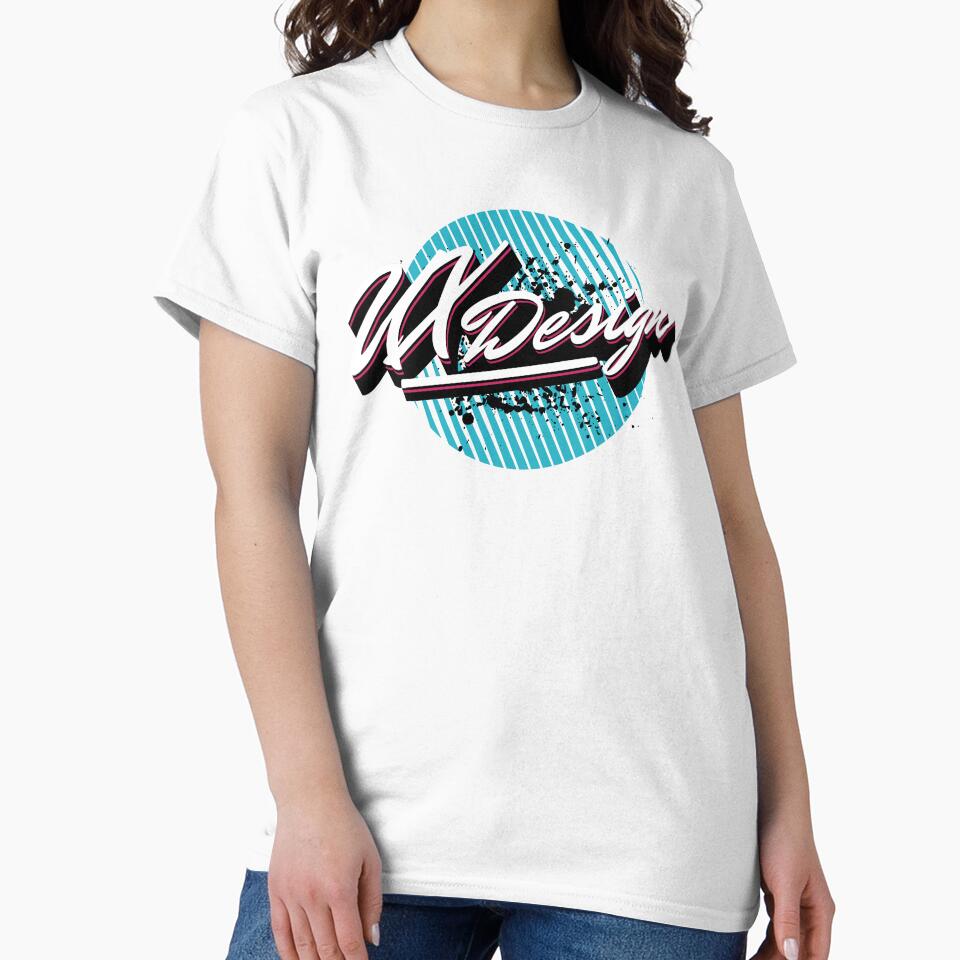 Simple Modern Text UX/UI Designer Shirt by knapst