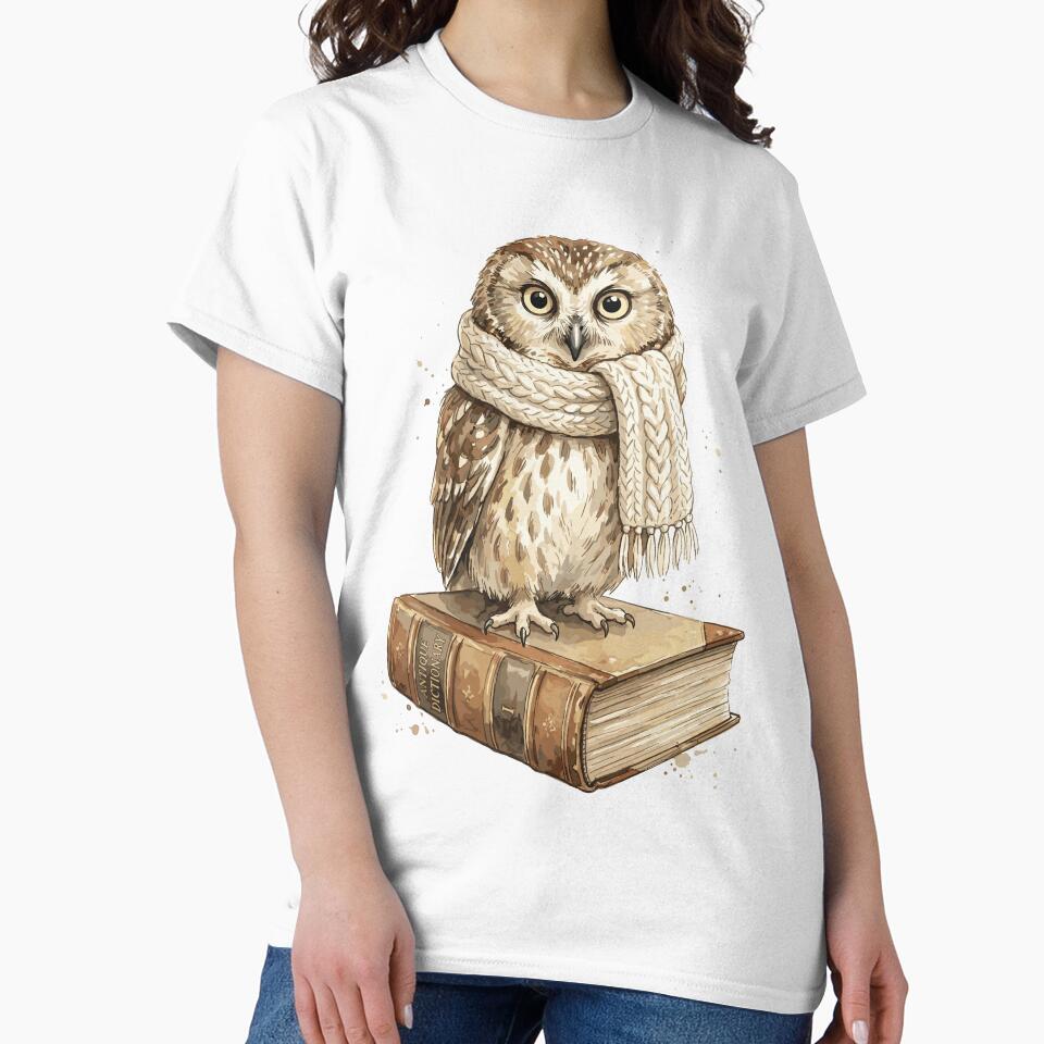 Light Academia: Philosopher Owl by bapupa T-Shirts, Hoodie, Sweatshirt | BlankRebels.com (Image 2)