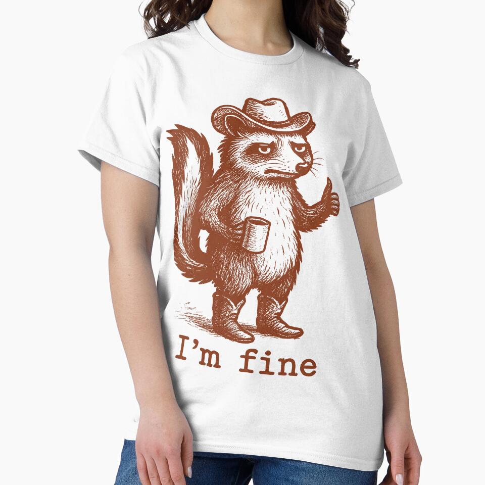 Possibly Neurodivergent, Cowboy Raccoon by SassCity T-Shirts, Hoodie, Sweatshirt | BlankRebels.com (Image 2)