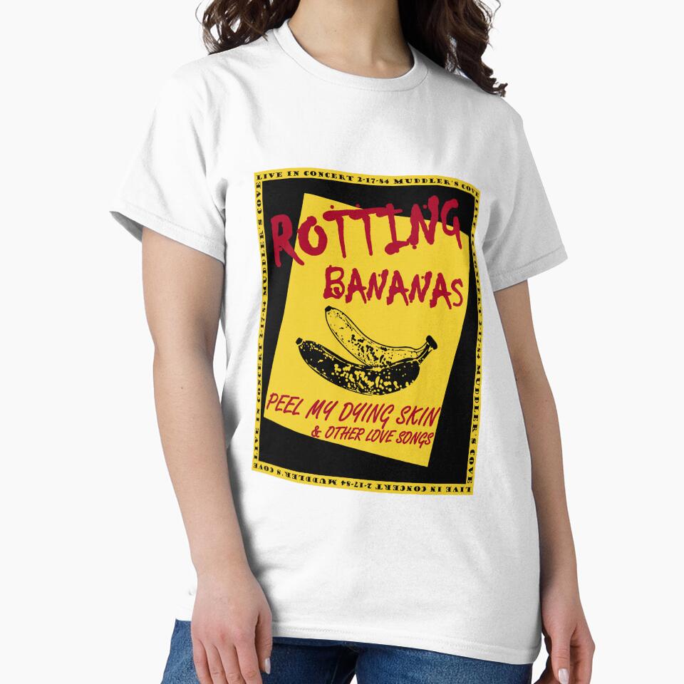 Rotting Bananas Vintage Punk Rock Concert Poster by mrtraz