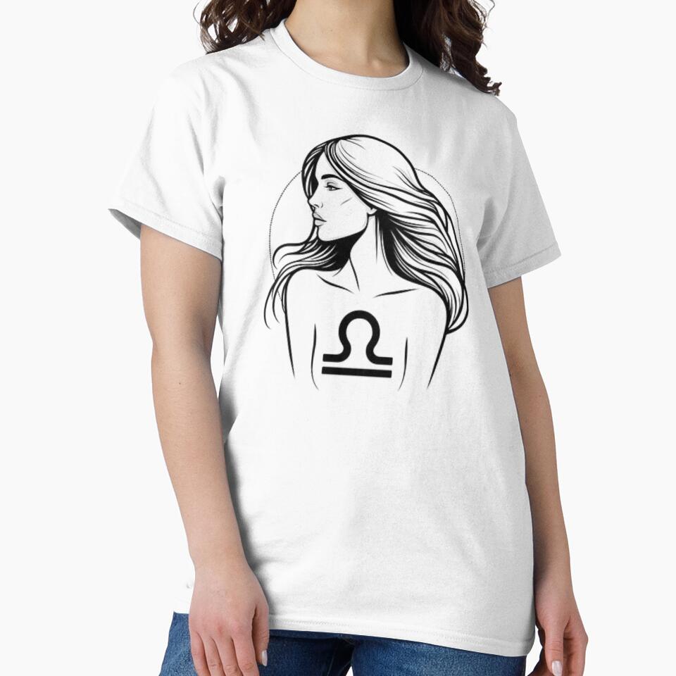 Minimalist Libra Sign Horoscope by Goondzik T-Shirts, Hoodie, Sweatshirt | BlankRebels.com (Image 2)