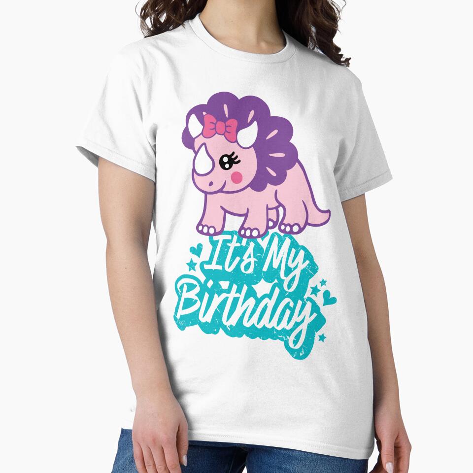 Party Dinosaur Birthday Dinosaur Squad It's My Birthday Kids Youth Boys Girls Cute Dinosaur Kawaii Men Women by... (Image 2)