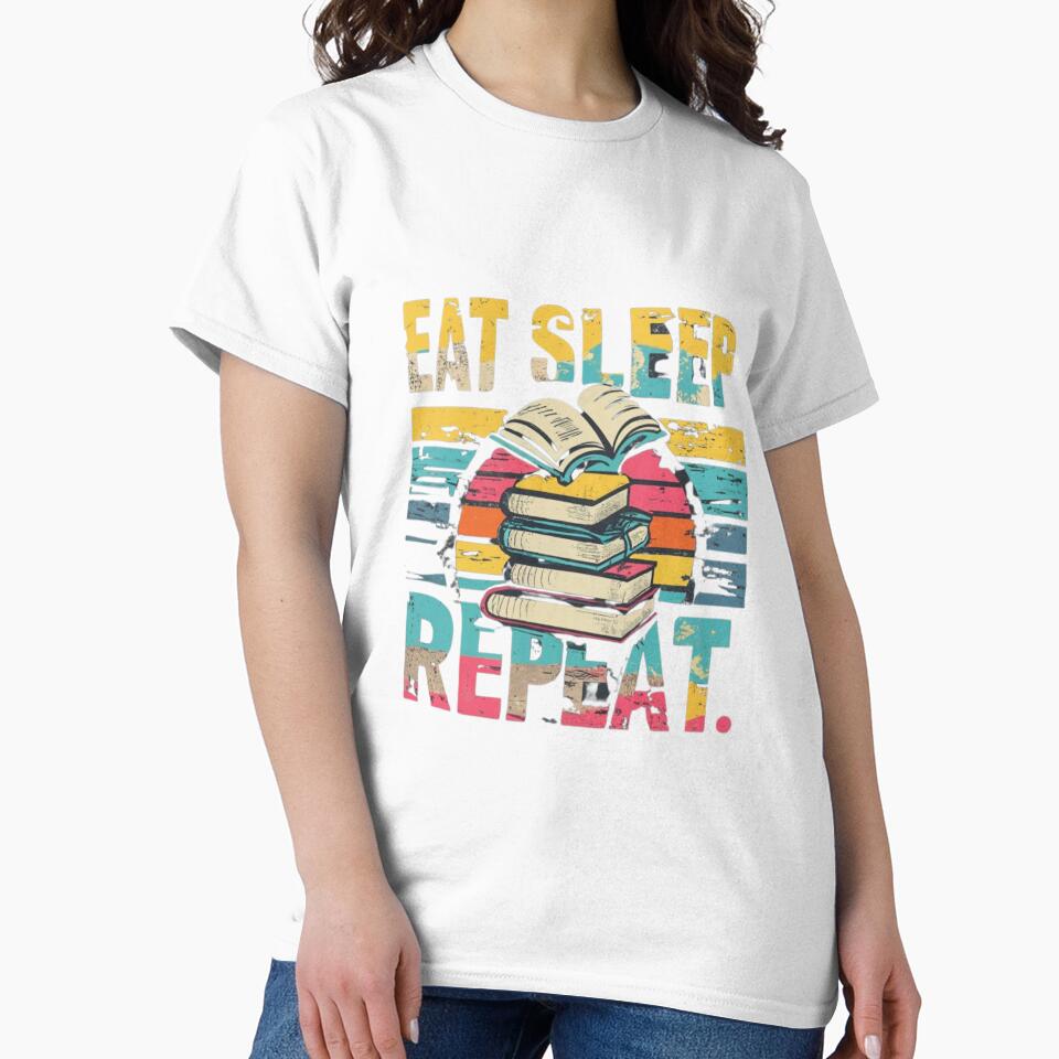 Eat, Sleep, Read, Repeat by yourfavdraw T-Shirts, Hoodie, Sweatshirt | BlankRebels.com (Image 2)