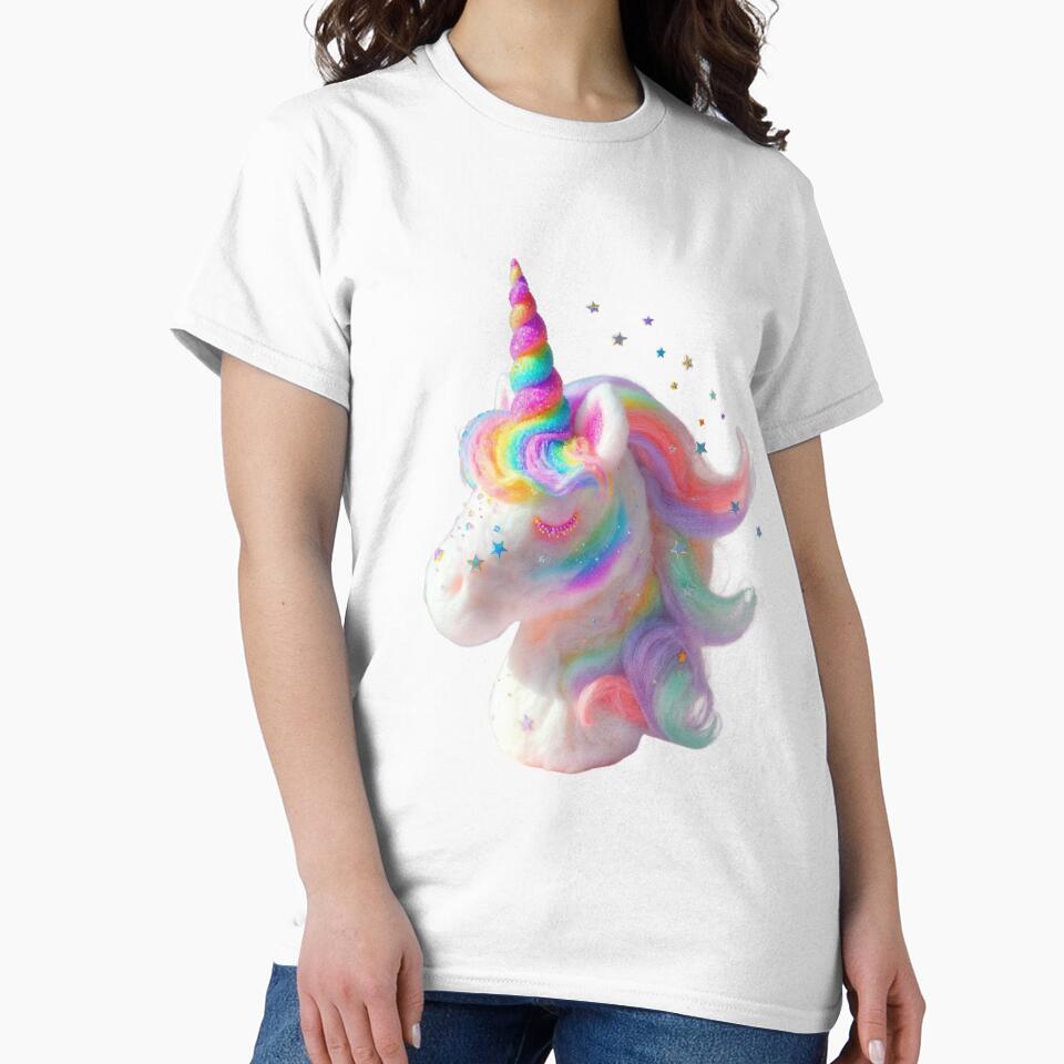 Rainbow Unicorn Fluff Glow by CoquetteLunaCo T-Shirts, Hoodie, Sweatshirt | BlankRebels.com (Image 2)