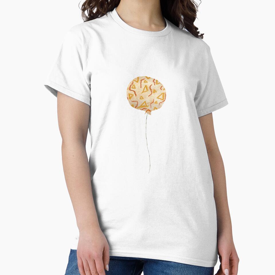 Balloon beige textured pencil a watercolor sketch by Yana Mustafina | Boho Soulful Designs T-Shirts, Hoodie,... (Image 2)