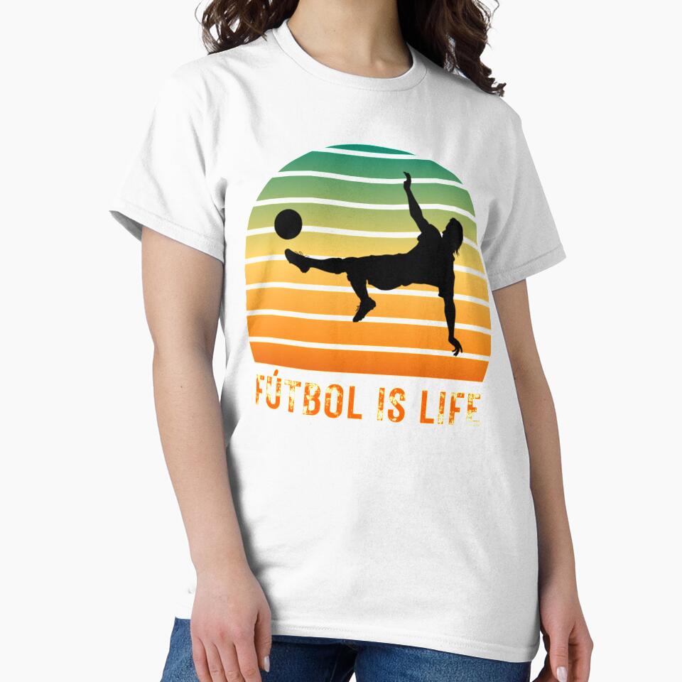 FUTBOL IS LIFE Vintage Gift for Soccer Lovers by LetitBriess