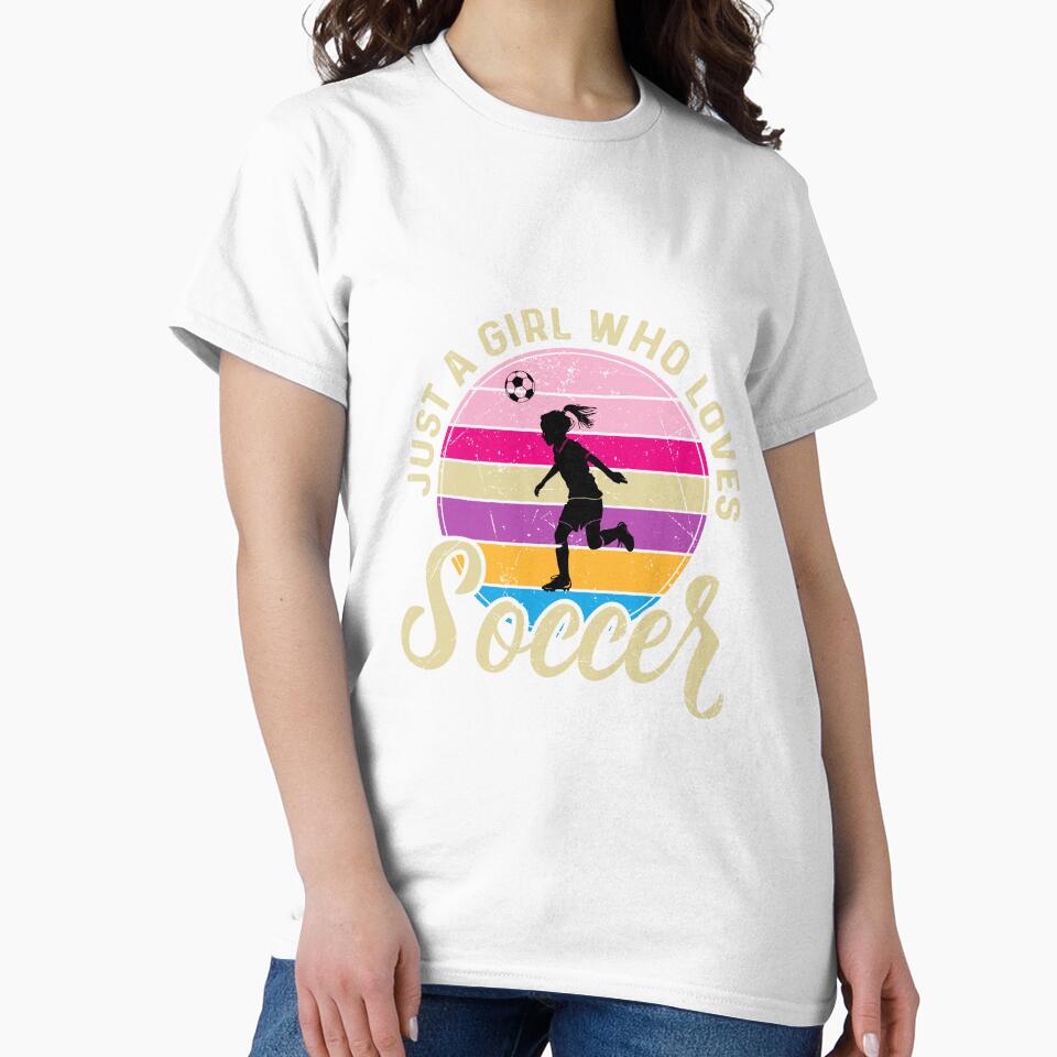 Soccer Player Girl by Rosaliartbook